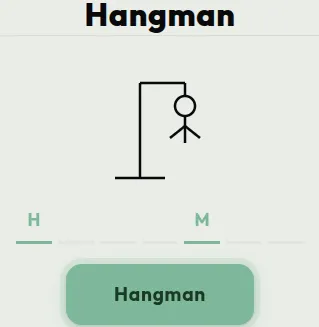 Kostenloses tägliches Galgenmännchen-Wortspiel - rate das geheime Wort Buchstabe für Buchstabe, bevor das Galgenmännchen komplett ist.